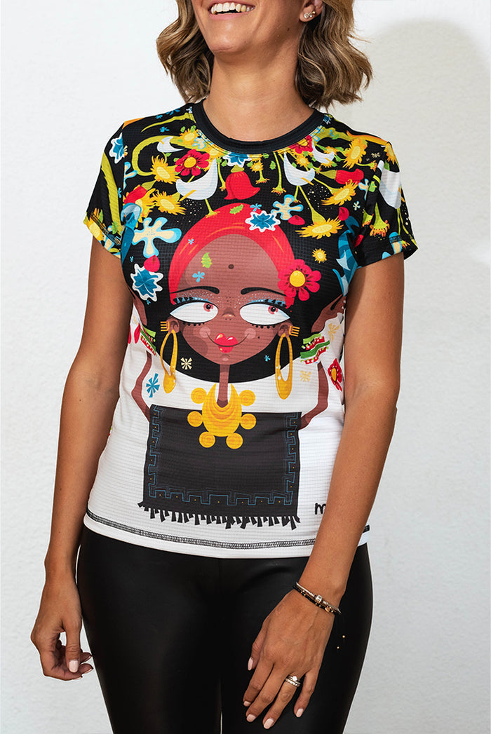 Playera Las Flores